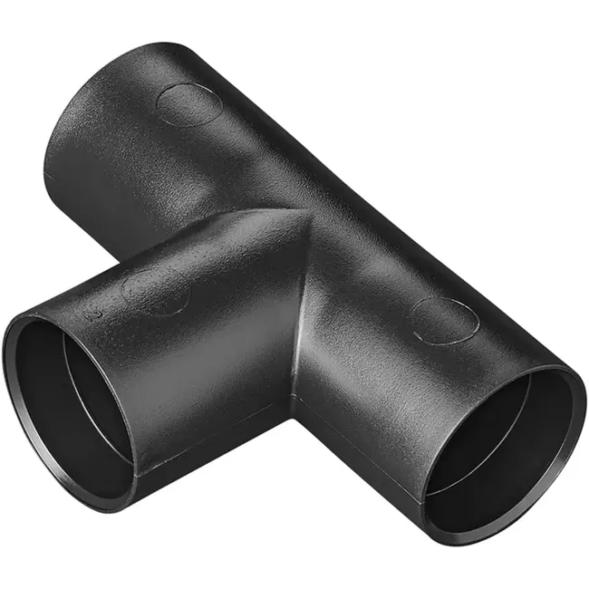 ProPlus T-stuk PE zwart - Ø28 mm - Snelle Montage
