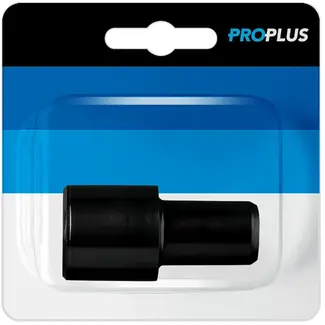 ProPlus Duurzaam Overgangsstuk - Ø28 mm naar Ø19 mm - PE Zwart Blister ProPlus Duurzaam Overgangsstuk - Ø28 mm naar Ø19 mm - PE Zwart Blister