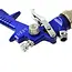 GEKO Verfspuitpistool - RVS Nozzle - Aluminium Reservoir - 1L - HVLP - 4-5 Bar