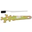 GEKO Verfspuitpistool - RVS Nozzle - Aluminium Reservoir - 1L - HVLP - 4-5 Bar