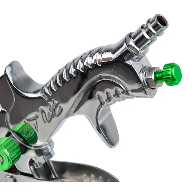 GEKO HVLP verfspuit - 1,4 mm nozzle - 600 ml reservoir - Aluminium behuizing - Verstelbare controle