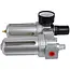 GEKO Luchtdrukregelaar met filter en smering - 10 bar - 1200 l/min - met automatische aftap