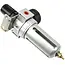 GEKO Luchtfilter en drukregelaar - automatische afvoer - 3/8" aansluiting - tot 10 bar