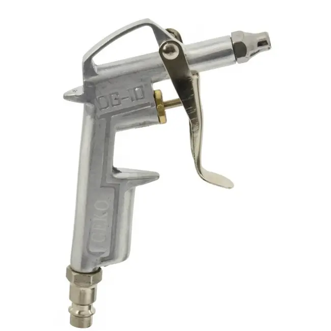 GEKO Luchtblaaspistool - Korte Nozzle - Aluminium - Tot 15 Bar