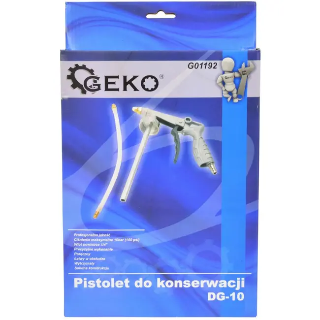GEKO Luchtdrukpistool - Bescherming & Geluidsisolatie - Max 8 bar - 250 L/min