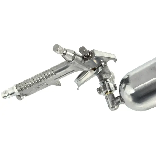GEKO Mini spuitpistool - HVLP technologie - 200 ml - 0,5 mm nozzle - Verstelbare lucht- en verfregeling