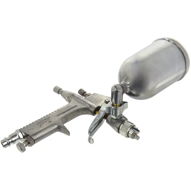 GEKO Mini spuitpistool - HVLP technologie - 200 ml - 0,5 mm nozzle - Verstelbare lucht- en verfregeling