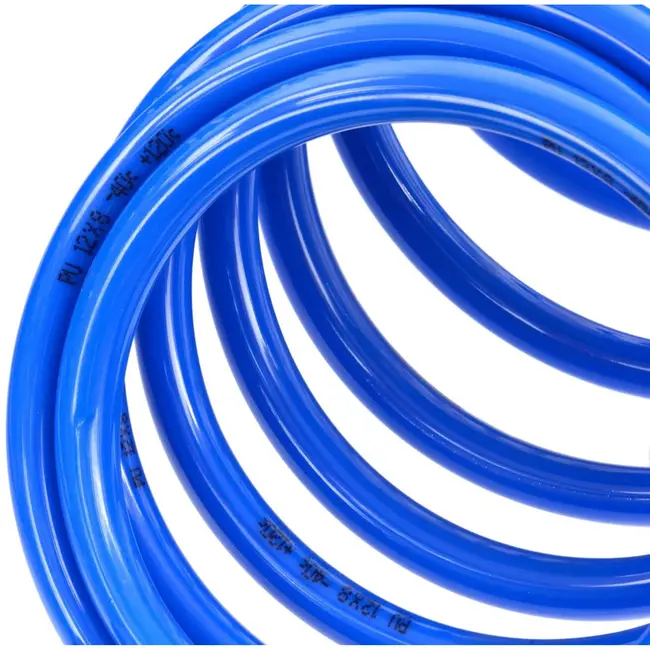 GEKO Pneumatische slang - flexibel PU - 15 m - 8 bar - EU snelkoppeling