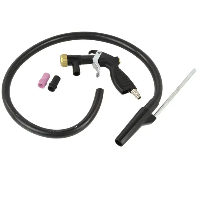 GEKO Zandstraalpistool - Inclusief 1 m slang - 3 verwisselbare nozzles - Drukbereik 2-9 bar