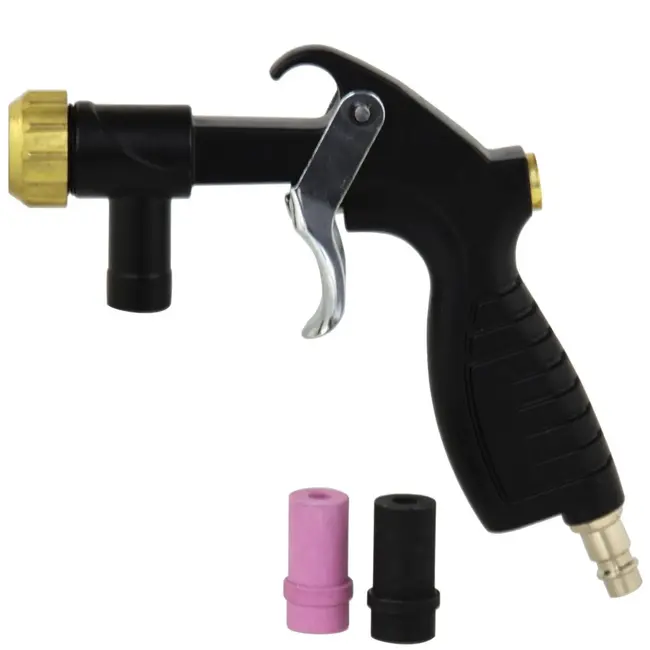 GEKO Zandstraalpistool - Inclusief 1 m slang - 3 verwisselbare nozzles - Drukbereik 2-9 bar