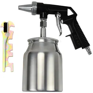 GEKO Zandstraalpistool - 6mm Nozzle - 1000cm³ Capaciteit - 60-100 PSI