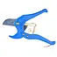 GEKO Plastic pijpsnijder - Ratchet mechanisme - Aluminium - RVS mes - 42 mm