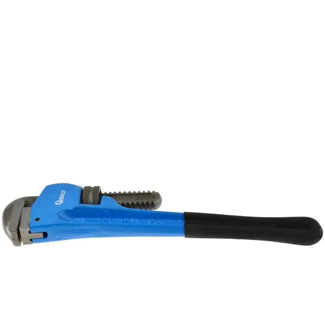 GEKO Heavy-duty pijptang - verstelbare bek - robuust gietijzer - 35 cm - rood