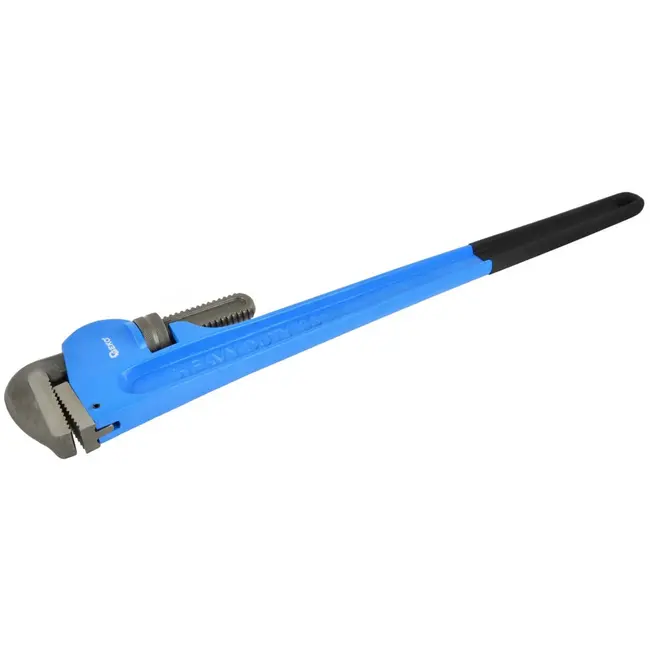 GEKO Zware pijptang - robuust gietijzer - verstelbare bek - lengte 91 cm