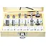 GEKO Freesbits set - HSS staal - 8mm schacht - 12-delig - Inclusief houten koffer