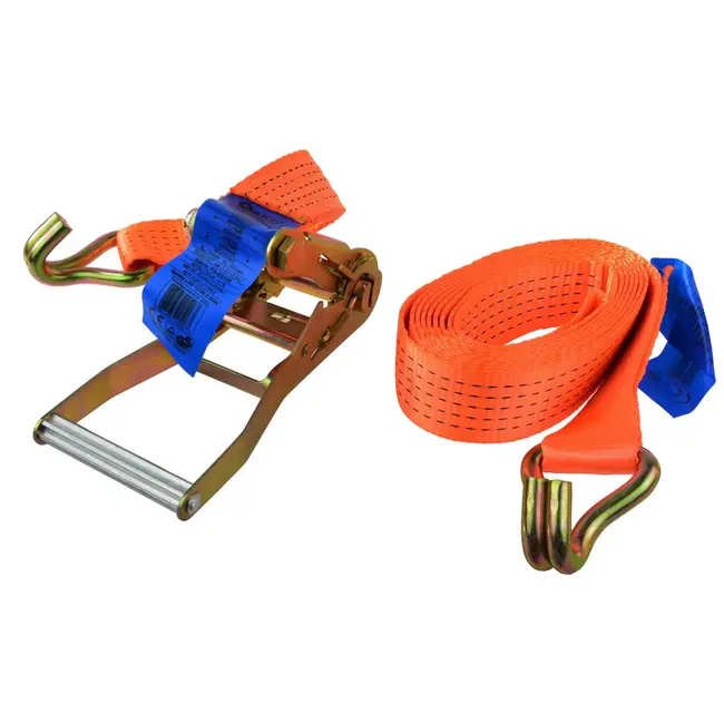 GEKO Ratchet spanband - 5 m - 5000 kg - polyester - J-haken
