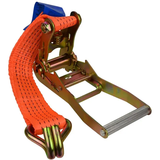GEKO Ratchet spanband - 5 m - 5000 kg - polyester - J-haken
