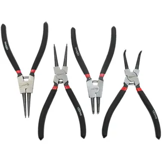 GEKO Circliptangenset - CrV Staal - Antislip Handvat - 180mm - 4-delig