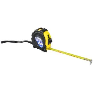 GEKO Rubberen meetlint - 3m lengte - 16mm breedte - antislip haak - lichtgewicht ontwerp