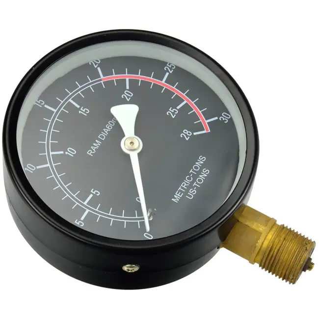 GEKO Krachtmeter - 20 ton - Verticaal - 100 mm wijzerplaat