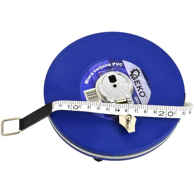 GEKO Meetlint - 30 m - Fiberglas - Water- en corrosiebestendig - PVC behuizing