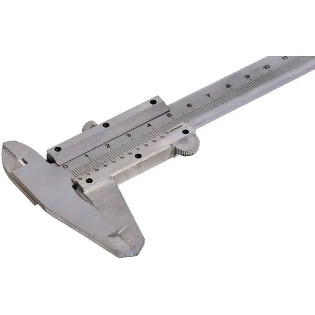 GEKO Vernier schuifmaat - roestvrij staal - 150 mm - precisie 0,05 mm - met opbergdoos