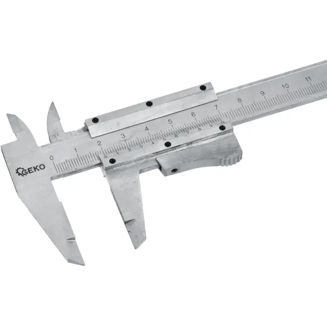 GEKO Vernier schuifmaat - precisie meting - roestvrij staal - 150 mm - auto-lock