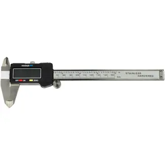 GEKO Digitale schuifmaat - roestvrij staal - 150 mm - 0,01 mm resolutie - LCD display
