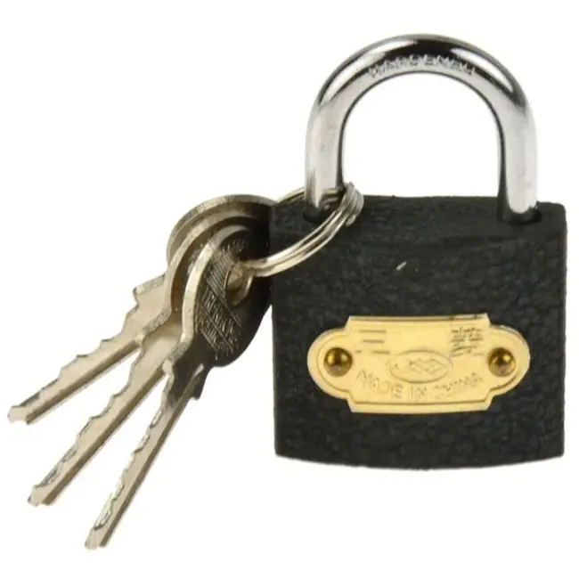 GEKO Lichtgewicht hangslot - gietijzer en staal - 32 mm - inclusief 3 sleutels