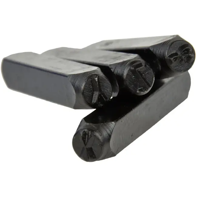 GEKO Letterstempels - 8 mm - 27-delig - Koolstofstaal