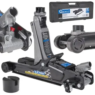 GEKO Hydraulische krik - 2,5 ton - laag profiel - stabiel en robuust