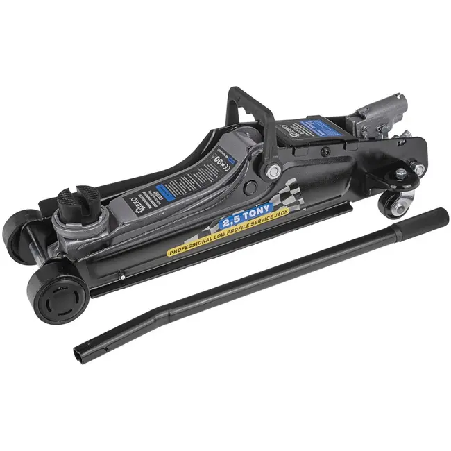 GEKO Hydraulische krik - 2,5 ton - laag profiel - stabiel en robuust