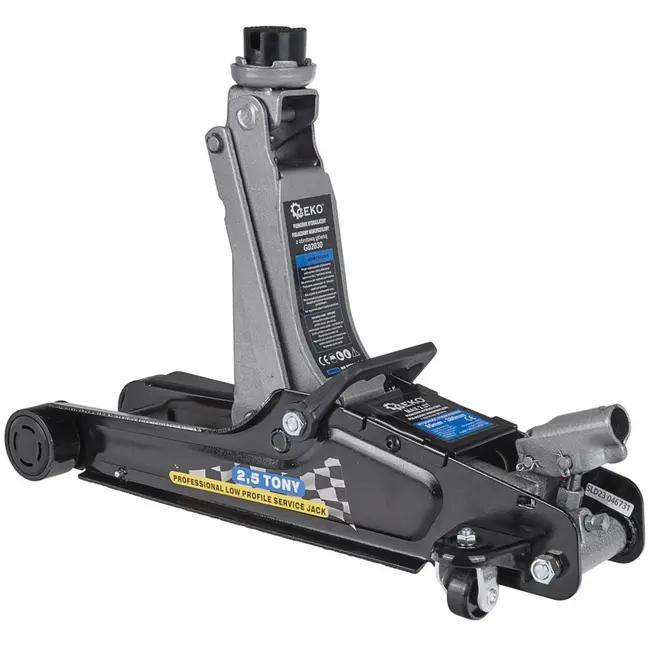 GEKO Hydraulische krik - 2,5 ton - laag profiel - stabiel en robuust
