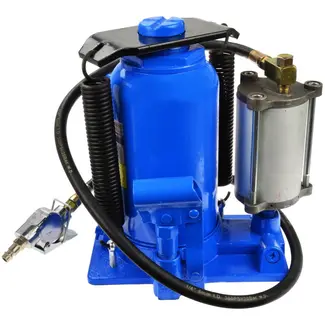 GEKO Hydraulische fleskrik - 20 ton - handmatig en pneumatisch - 260-510 mm hefbereik GEKO Hydraulische fleskrik - 20 ton - handmatig en pneumatisch - 260-510 mm hefbereik