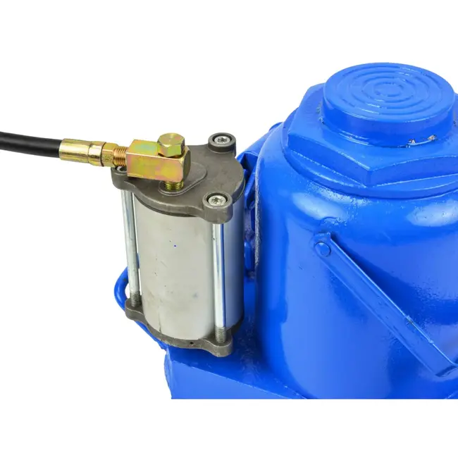 GEKO Hydraulische fleskrik - 50 ton - pneumatisch en handmatig - 265-425 mm - veiligheidssysteem