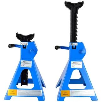 GEKO Stevige assteunen - 2 ton draagvermogen - Verstelbare hoogte - Set van 2