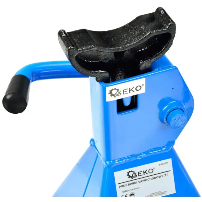 GEKO Stevige assteunen - 2 ton draagvermogen - Verstelbare hoogte - Set van 2