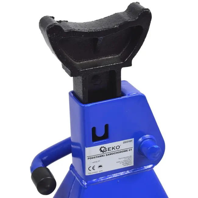 GEKO Stevige assteunen - 6 ton draagvermogen - Verstelbare hoogte - Set van 2