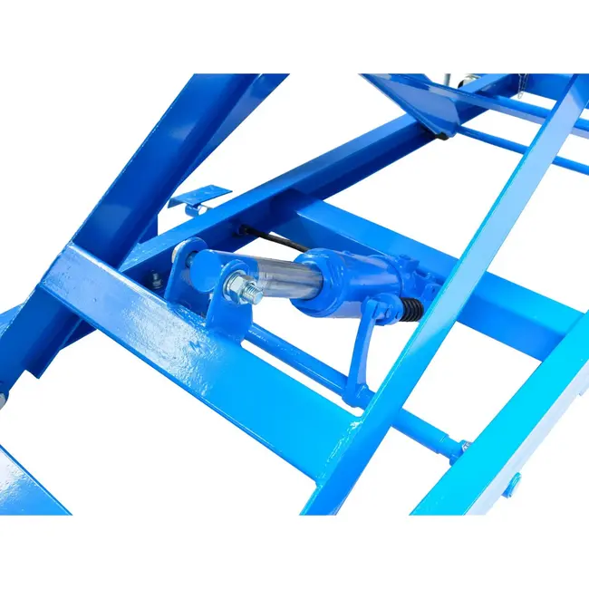 GEKO Motorheftafel - Hydraulisch - 450 kg - Blauw - 175-750 mm - Met voetbediening