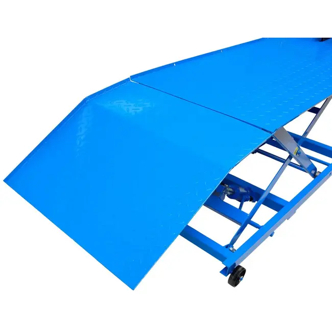 GEKO Motorheftafel - Hydraulisch - 450 kg - Blauw - 175-750 mm - Met voetbediening