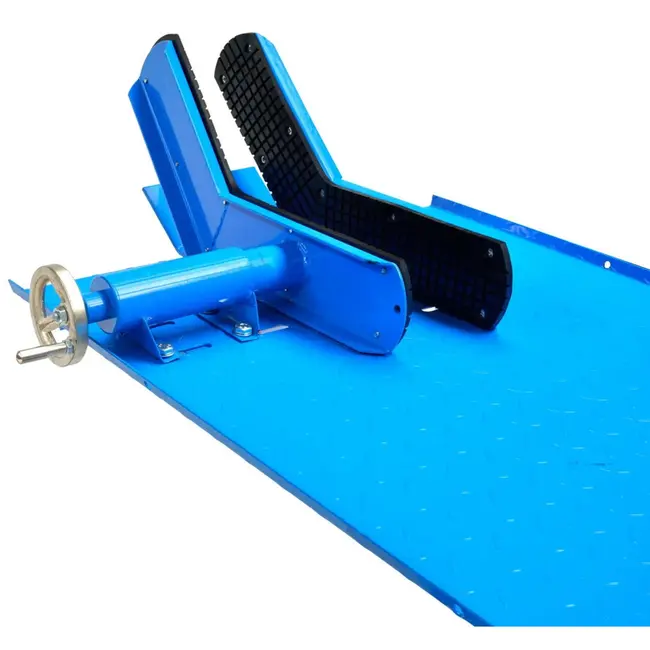 GEKO Motorheftafel - Hydraulisch - 450 kg - Blauw - 175-750 mm - Met voetbediening