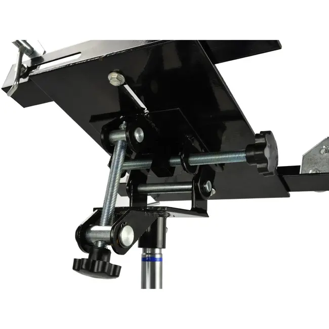 GEKO Hydraulische transmissiekrik - 2-traps - 500 kg - voetpomp - 1750 mm hefbereik