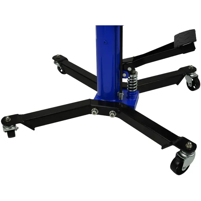 GEKO Hydraulische transmissiekrik - 2-traps - 500 kg - voetpomp - 1750 mm hefbereik