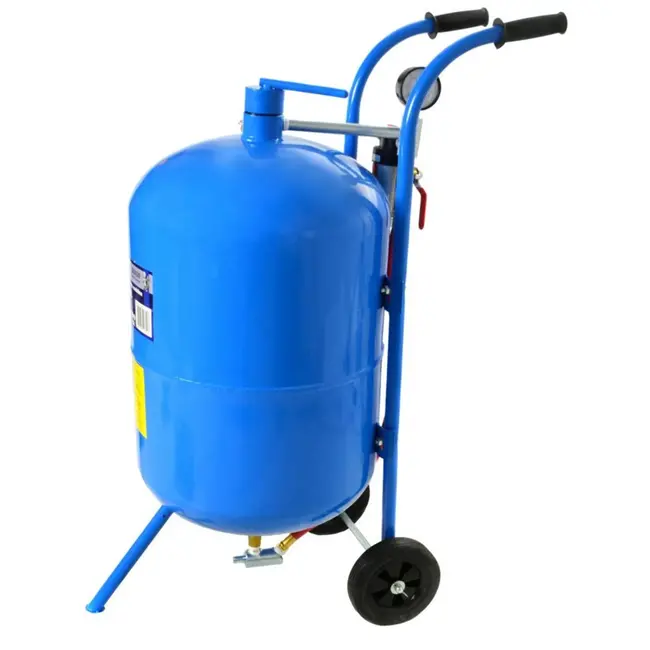 GEKO Zandstraalcabine - 76L - Mobiel - Inclusief Accessoires - Stabiele Poten