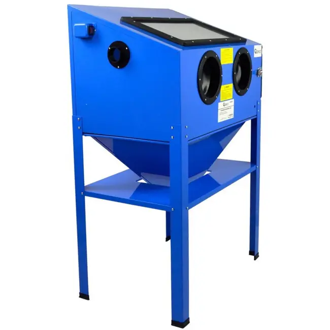 GEKO Zandstraalcabine - 220L - Transparant venster - Inclusief 4 keramische nozzles