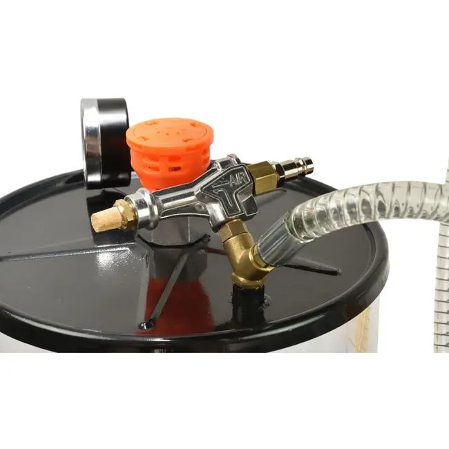 GEKO 80L olieafzuiger - verstelbare hoogte - flexibele zuigbuizen - inspectiekamer 10L