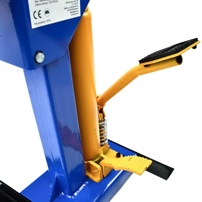 GEKO Hydraulische veercompressor - 1 ton - verstelbare hoogte - zware staalconstructie