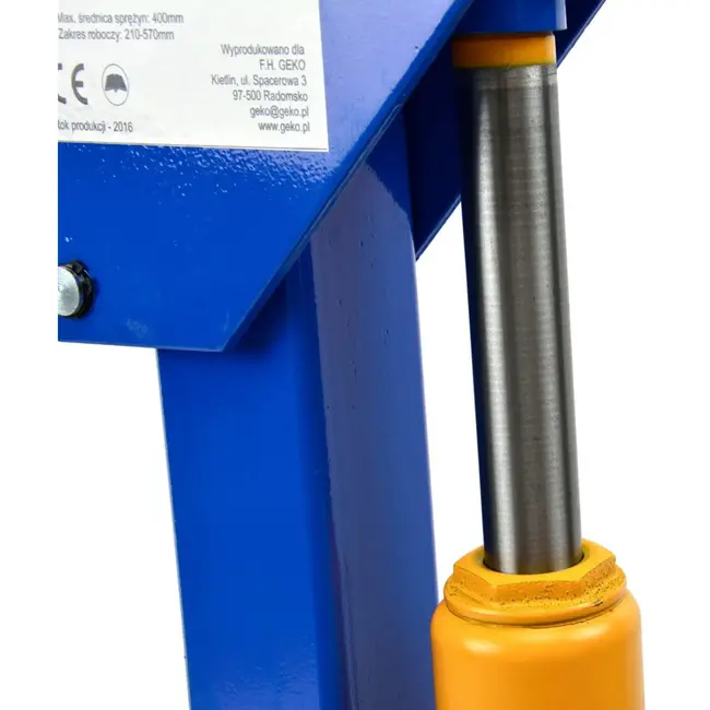 GEKO Hydraulische veercompressor - zware constructie - verstelbare hoogte - 1 ton capaciteit