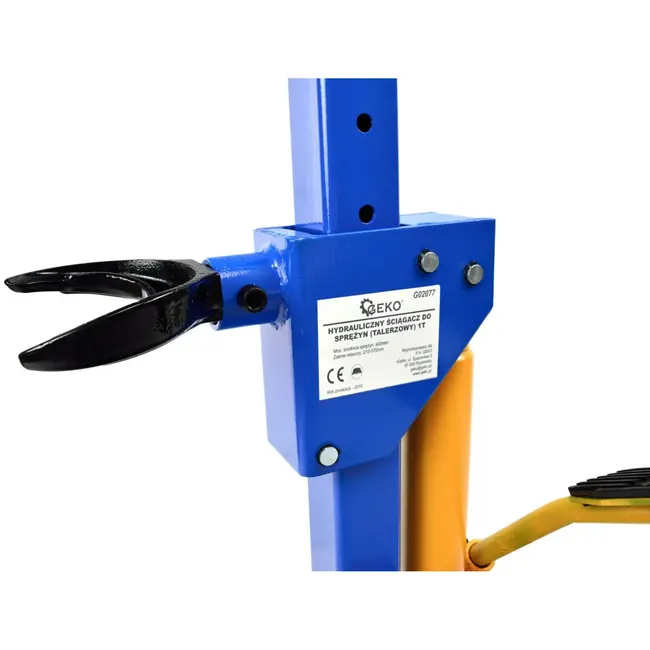 GEKO Hydraulische veercompressor - zware constructie - verstelbare hoogte - 1 ton capaciteit