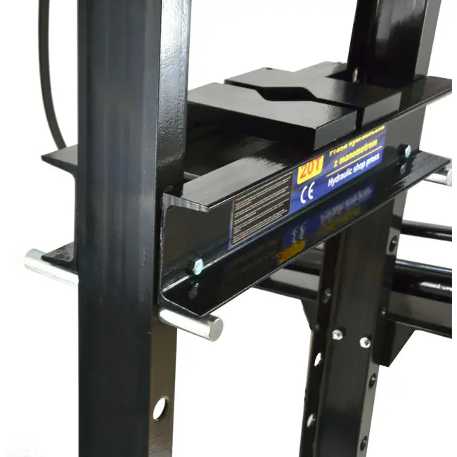 GEKO Hydraulische werkplaatspers - 20 ton - verstelbare werkhoogte - met drukmeter